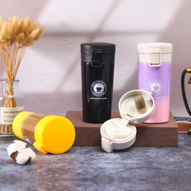 Thermal Travel Cup Thermos Vacuum Flasks Double Wall Stainless Steel Thermos Vacuum Flask Bottle