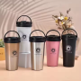 Wholesale Customizable 500ml Tumbler Cups Tea Coffee Mug Double Walled Vacuum Insulated Stainless Steel Water Cups With Lids