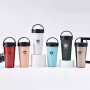 Wholesale Customizable 500ml Tumbler Cups Tea Coffee Mug Double Walled Vacuum Insulated Stainless Steel Water Cups With Lids