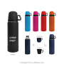Wholesale Large Capacity 1200ml Outdoor Travel Cup Vacuum Thermos Flasks Stainless Steel Water Bottle with Two Lids