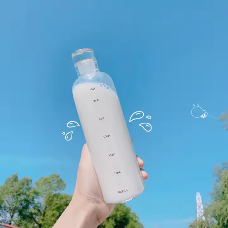 Wholesale 500ml 750ml Bpa Free Plastic Glass Drink Wide Mouth Double Insulated Gym Sport Water Bottle