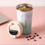 Wholesale Vacuum Insulated Double Wall Stainless Steel Tumbler Coffee Cup With Custom Logo