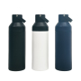 Manufacturer Reusable Stainless Steel 500ml Drinking Water Bottle Large Capacity Double Wall  Water Bottles with Handle Lid