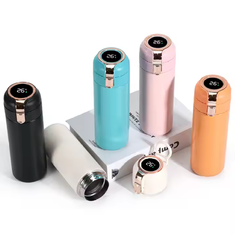 320ML 420ML Intelligent Digital Temperature Display Thermos With Handle Smart Water Bottle Insulated Bottle