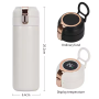 320ML 420ML Intelligent Digital Temperature Display Thermos With Handle Smart Water Bottle Insulated Bottle