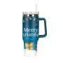Custom Christmas Design Thermos Bottle 40oz Stainless Steel Christmas Cups Mugs Tumblers