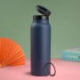 New Design 24oz Magnet Lid Thermos Water Bottle Phone Holder Stainless Steel Vacuum Flask With Magnetic Phone Holder Lid