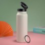 New Design 24oz Magnet Lid Thermos Water Bottle Phone Holder Stainless Steel Vacuum Flask With Magnetic Phone Holder Lid