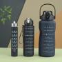 Plastic Water Bottle Portable 2L Outdoor Drinkware Durable Triple Sports Bottles Hot Sell 3 in 1 Set Travel American Style Pp/pc