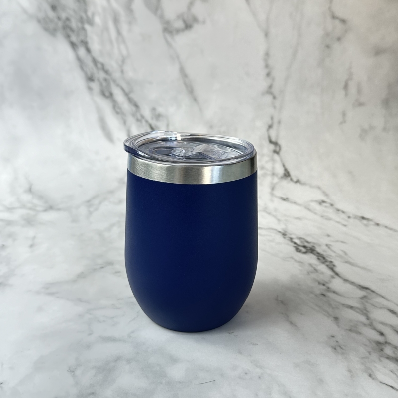 Stainless Steel Egg Shaped Cup Double Wall Vacuum Insulated Office Coffee Tumblers With Lid Christmas Gifts