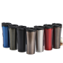 Modern Stainless Steel Mug with Double Wall Structure Reusable with Straw and Lid for Travel Back to School or As a Gift