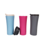 Modern Stainless Steel Mug with Double Wall Structure Reusable with Straw and Lid for Travel Back to School or As a Gift
