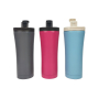 Modern Stainless Steel Mug with Double Wall Structure Reusable with Straw and Lid for Travel Back to School or As a Gift