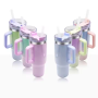 Wholesale Bulk Customizable Vacuum Insulation Stainless Steel Tumbler Cup Custom Travel Mug 40oz Tumbler With Handle