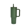 Wholesale Customizable 40oz Vacuum Insulated Cup Traveler Stainless Steel Tumbler with Handle and Flip Straw Lid
