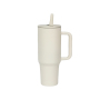 Wholesale Customizable 40oz Vacuum Insulated Cup Traveler Stainless Steel Tumbler with Handle and Flip Straw Lid