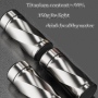 200ml Gradient Spiral Pure Titanium Coffee Cup Travel Cup Classic Design Camping Thermos Cup Small Creative Gift