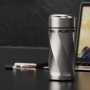 200ml Gradient Spiral Pure Titanium Coffee Cup Travel Cup Classic Design Camping Thermos Cup Small Creative Gift