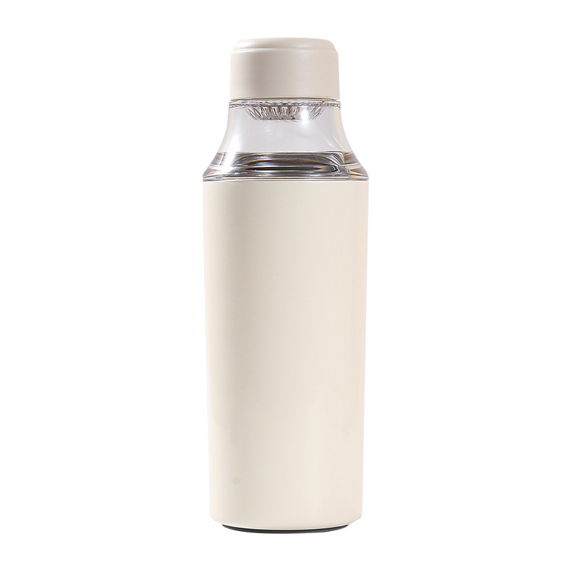 Wholesale 316 Stainless Steel Steeping Tea Tumbler Dual-Lid Insulated Mug with Floral Print