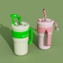 Wholesale 800ml 316 Double Wall Insulated Tumbler Cup Outdoor Travel Stainless Steel Sports Water Bottle with Handle and Straw