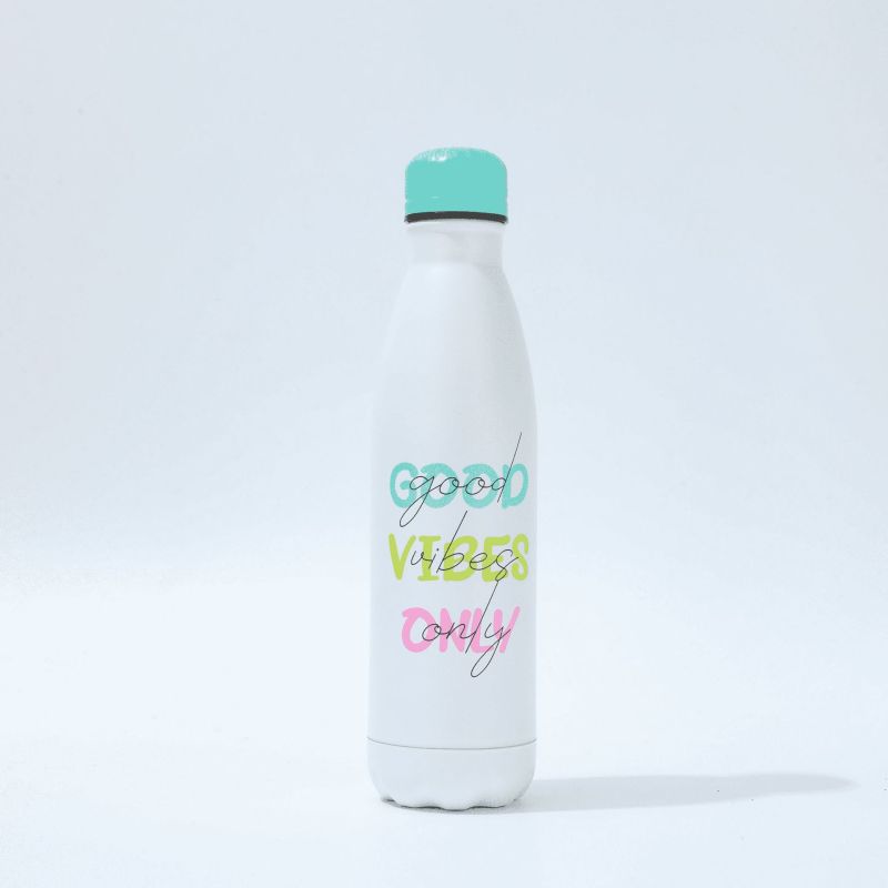 Macaron Color Design 500ml Double Wall Stainless Steel Thermos Bottle Cola Shaped Insulated Water Bottles With Logo