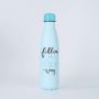 Macaron Color Design 500ml Double Wall Stainless Steel Thermos Bottle Cola Shaped Insulated Water Bottles With Logo