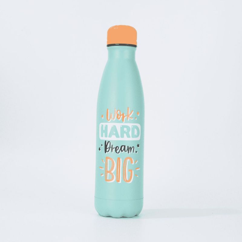 Macaron Color Design 500ml Double Wall Stainless Steel Thermos Bottle Cola Shaped Insulated Water Bottles With Logo