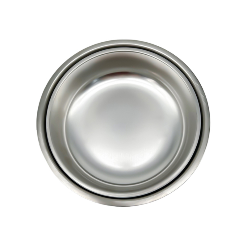 Wholesale Large Capacity Slow Feeder Dog Bowl with Custom logo 304 Stainless Steel Large Dog Feeders & Bowls Round Pet Food Dish