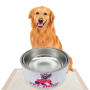 Wholesale Large Capacity Slow Feeder Dog Bowl with Custom logo 304 Stainless Steel Large Dog Feeders & Bowls Round Pet Food Dish