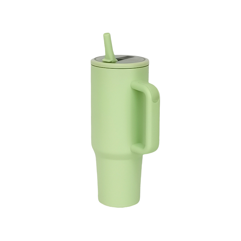 Wholesale Travel Cup Large Capacity Coffee Mug Double Wall Vacuum Insulated Cup 40oz 40 oz Tumbler with Lid Handle and Straw
