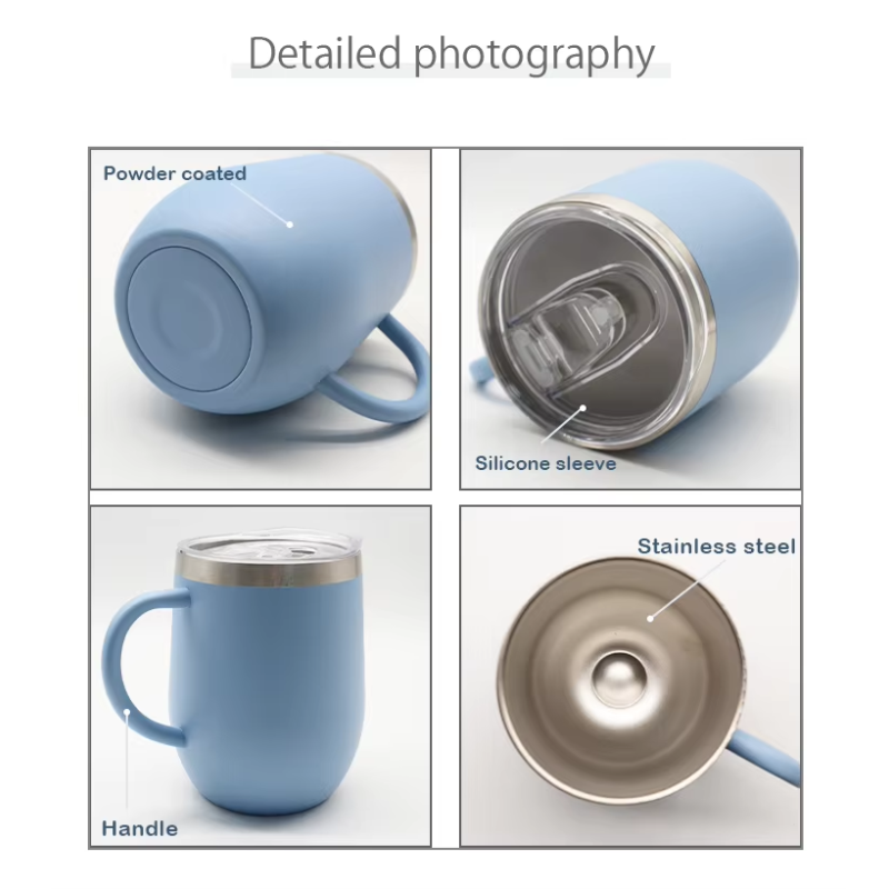 Wholesale Coffee Mug with Lid Tasse Coffee Tumbler Mugs Customizable Hot Coffee Thermos Cold Cups with Lids and Straw