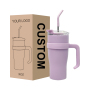 Wholesale Custom Blank Double Vacuum Tumbler 30oz 40oz Outdoor Water Bottle Travel Coffee Mug with Handle Lids Straw