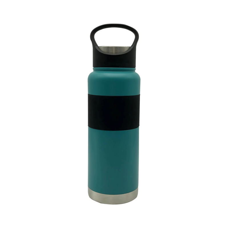 Wholesale Stainless Steel Sports Thermos Cup Portable Outdoor Vacuum Thermal Water Flask With Handle