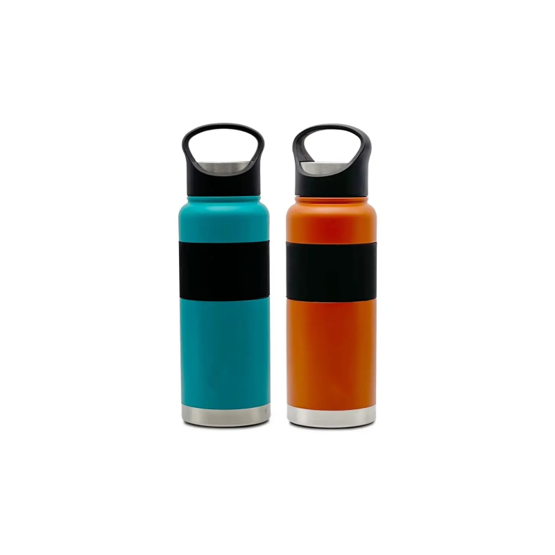 Wholesale Stainless Steel Sports Thermos Cup Portable Outdoor Vacuum Thermal Water Flask With Handle