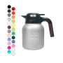 New Arrival 1.5L Titanium Colorful Insulated Water Kettle  Large Capacity Teapot with Temperature Display Lid