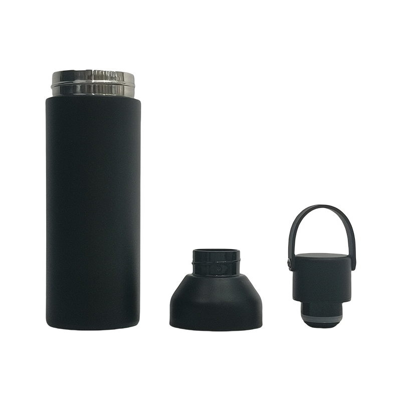 Wholesale Customized Logo 500ml Thermal Bottle New Design Small Mouth 304 Stainless Steel Sports Bottle With Handle Lid