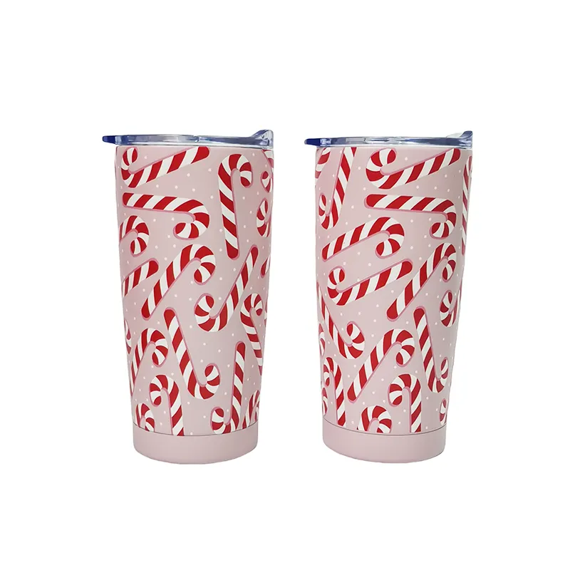 Christmas Gift Thermos Cup Stainless Steel Coffee Mug Custom Christmas Theme Tumbler