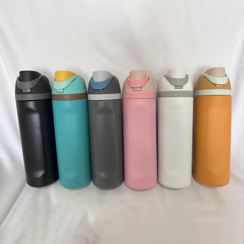 DD3534  Sports 40OZ Vacuum Insulated Cup for Sports Travel Car and School Stainless Steel Water Bottle With Straw