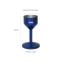 Wine Cups Goblet Tumbler Unbreakable Double Wall Stainless Steel Insulated Metal Drinking Cup Red Wine Bottle