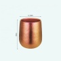 Customize High-quality 120ml Insulated Titanium Bottle Titanium Coffee Tea Cup Double Wall Titanium Tumbler with logo