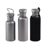 Pure Titanium Thermos Vacuum Bottles Double-walled Vacuum Insulated Bottle Leak-proof for Travel Outdoor Camping Water Bottle