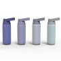Promotional Custom Water Bottle Single Wall Stainless Steel Metal Sports Water Bottle with Handle