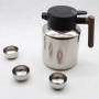 Titanium Thermal Coffee Carafe with Lid/Double Walled Vacuum Thermos 51Oz / 12 Hour Heat Retention Coffee Pot Thermos