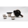 Titanium Thermal Coffee Carafe with Lid/Double Walled Vacuum Thermos 51Oz / 12 Hour Heat Retention Coffee Pot Thermos