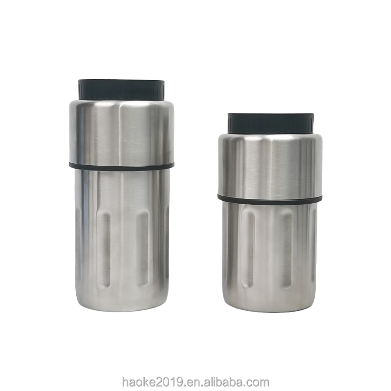 New Design 304 Stainless Steel Double Wall Ice Chiller Wine Container Wholesale Factory 500ml Wine Chiller Cold Keeper