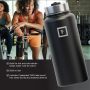 Large Capacity 304 Stainless Steel Portable Water Bottle Simple Clear Leak-Proof Thermal Sport Vacuum Travel Direct Tours Adults