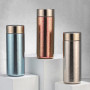Business Gifts Titanium Vacuum Insulated Office Cup with Snowflake Design Metal Cup