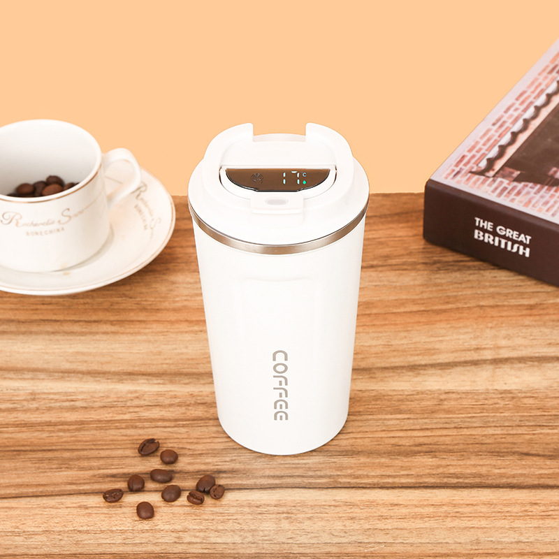 Wholesale 380ml/13oz Stainless Steel Tumbler Cups Double Wall Powder Coating Insulated Ceramic Coffee for Mugs Business Gift Vac
