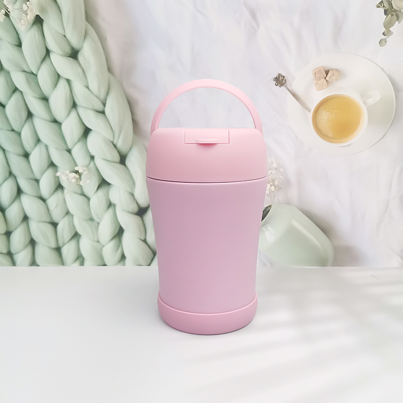 350ml Insulated Lunch Thermos Kids Food Jar Custom logo Insulated Thermos Container with Folding Spoon