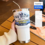 Wholesale Classic 30 oz Stainless Steel Hot and Cold Mug with Coated Vacuum Lid and Straw 30oz Straight Cup Design with Straw